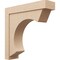 Ekena Millwork 8"W x 32"D x 32"H Thin Emerson Rough Cedar Woodgrain TimberThane Corbel, Primed Tan CORUR08X32X32EMRRCPR - alternate 1